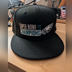 New Era Black Super Bowl Champions Hat